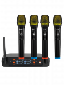 Микрофон караоке беспроводной набор 4 шт Орбита OT-ERM16